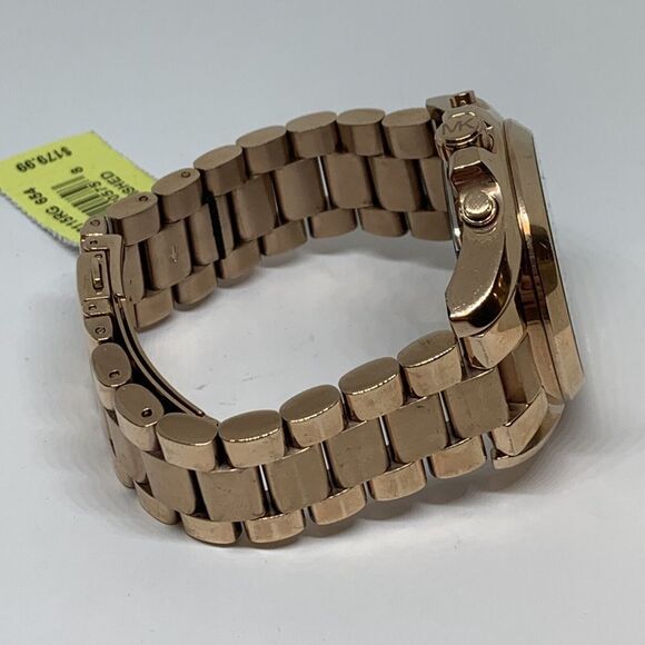 Michael Kors Mk5523 Women's Gold Stainless Steel Analog Dial Quartz Watch PB14 - Picture 7 of 8